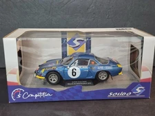 Solido 1972 Rallye Monte-Carlo #6 Alpine A110 1600S Jean Claude Andruet 1:18
