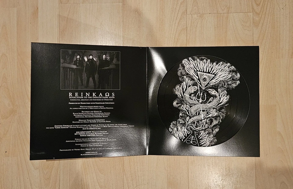 Dissection Reinkaos Original Picture Disc Rare Watain Bathory - Image 2 of 4