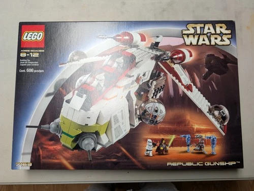 LEGO Star Wars - Republic Gunship (7163) - (2002) New (Sealed-Retired)