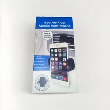 Vibe Auto Car Phone Mount Air Vent Holder 360° Rotation Free Air Flow NEW