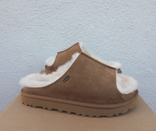 UGG CHESTNUT CLASSIC SHEEPSKIN GREENPORT SLIDE SLIPPERS, WOMEN US 10/ EUR 41 NIB