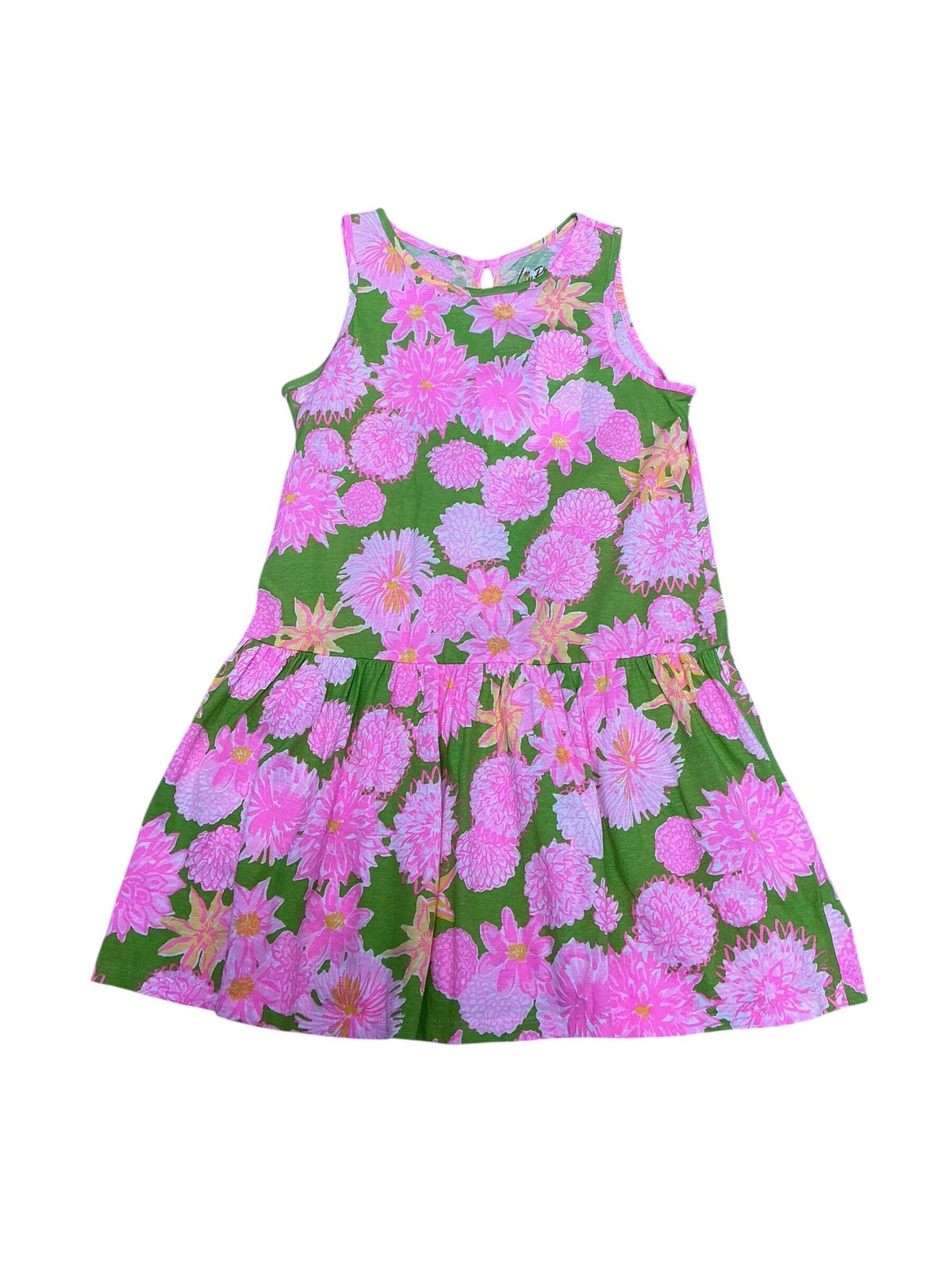 Lilly Pulitzer Girls NWT Mini Dixie Dress Seaside Garden Multi Size M
