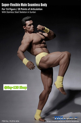 TBLeague PL2016-M34 1/6 Super Strong Seamless Male Body Doll Fit 12'' Figure Toy