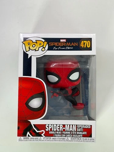 Funko Pop! Marvel: Spider-Man (Upgraded Suit) #470 Vinyl Figure H3
