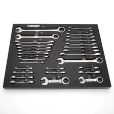 SAE and Metric Ratcheting Wrench Set in EVA Tray (30-Piece)