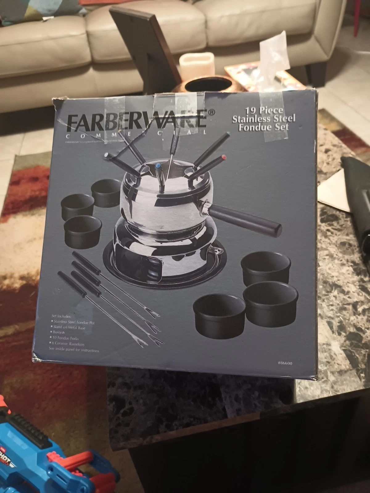Farberware Commercial 19 Piece Fondue Set Stainless Steel #15388