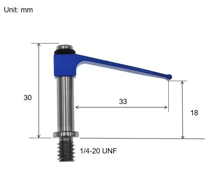 CMM Clamp Fixtures Tension clamp 1/4-20 Thread R-CT-160-125-20 KMG Spring Clamp - Image 2 of 4