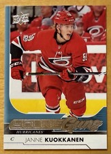 2017-18 Upper Deck Janne Kuokkanen Young Guns Rookie #213 Carolina Hurricanes