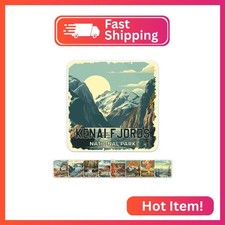 Generic Vintage Kenai Fjords National Park Sticker - Waterproof Durable Adhesive