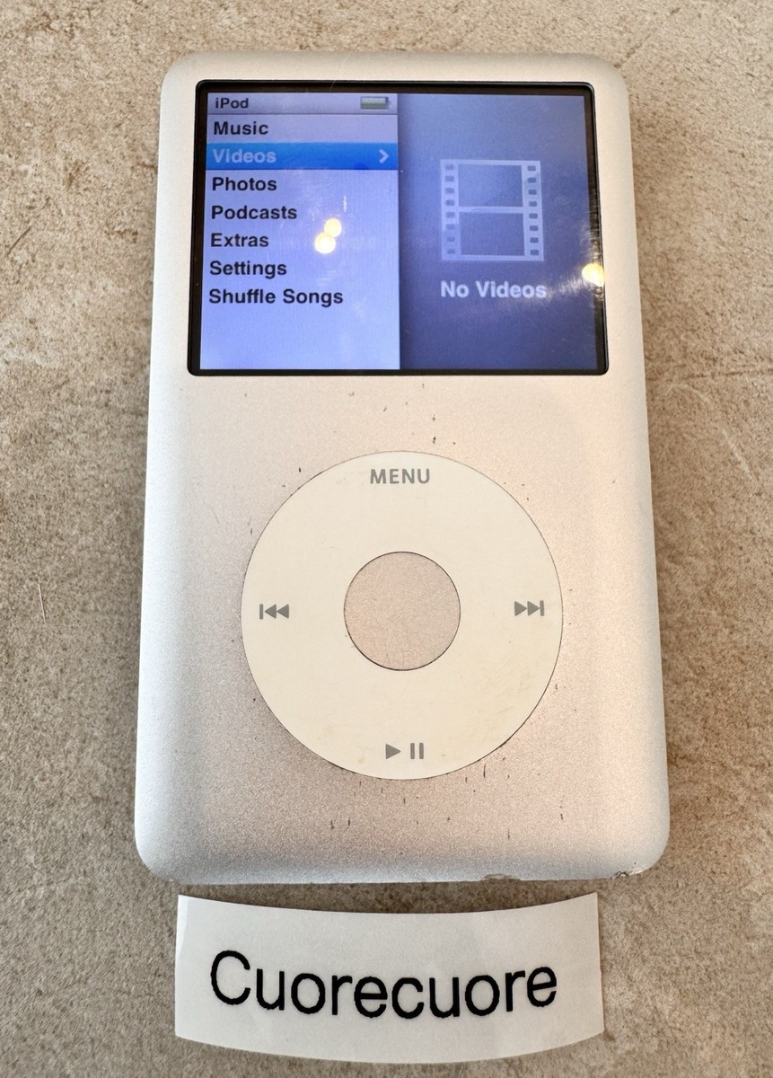 Apple iPod classic 80GB MB029J 第6世代 Apple iPod Classic 6th Generation 80GB MB029J MB029LL Silver