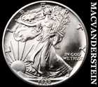 1989 American 1 oz Silver Eagle - Choice Gem Brilliant Unc  No Reserve  #J8030