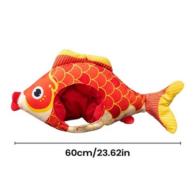 fish accessory small rappy suit Fish Costume Hat Fun Crazy Plush Novelty Cap Party Favor Party Cosplay