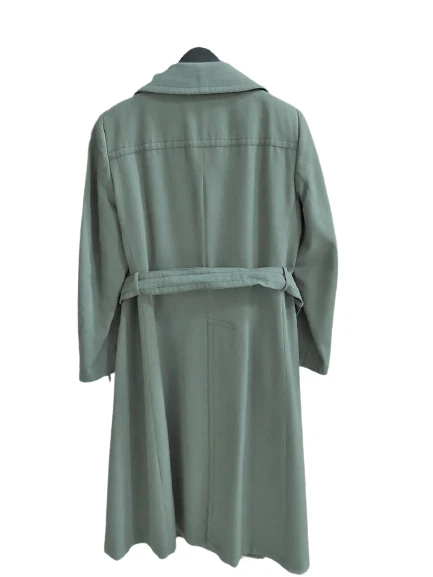 GUCCI trench donna lana verde oliva vintage anni 70 taglia S AUTENTICO!