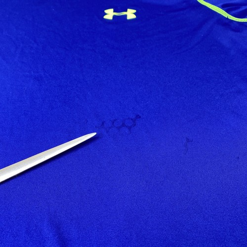 Under Armour HeatHear Royal Blue ShortSleeve Shirt Loose Fit Size Medium Dr4 - Bild 6 von 7