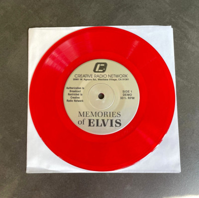 7'' Elvis Presley - Memories/ The Elvis Hour - US Creative Radio Network Promo