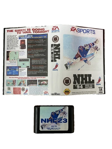 🏒 NHL '94 – 2022–23 Edition – SEGA Genesis / Mega Drive 16-Bit Game Cartridge