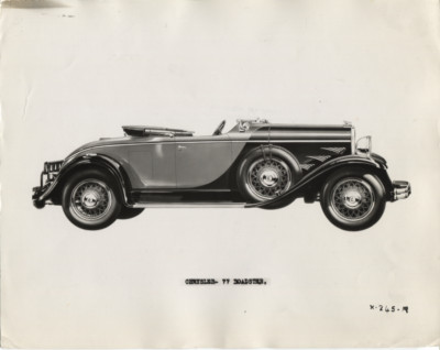 1929 Press Photo of the Chrysler "77" Roadster Automobile | eBay