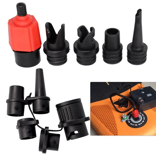 9 Nozzles Car Air Compressor to Inflatable Pump Valve Adapter for Inflatable ...