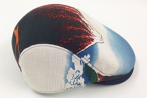 Ukiyo-e Hunting Shiraame Yamashita (Hokusai) JAPAN 56.5~58cm NEW Blue Mt. FUJI - Picture 6 of 8