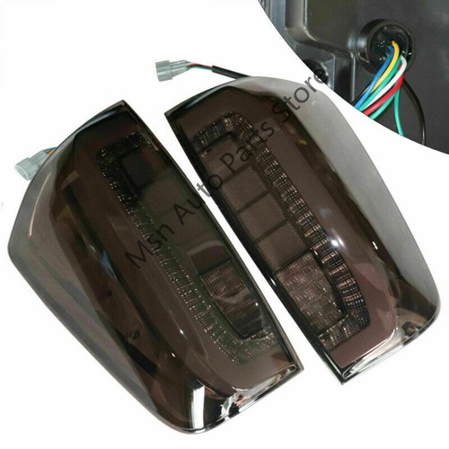 2Pcs LED Rear Tail Light Sequential Smoked For Nissan Navara NP300 D23 2015-2021 - Picture 7 of 11