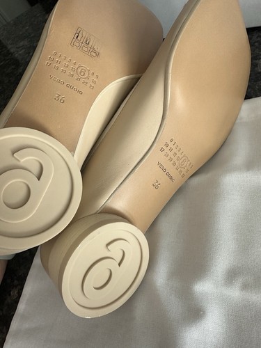 Mm6 Ballet Flats Maison Martin Margiela NWB, Cards Size 36 Us 6 - Picture 6 of 10