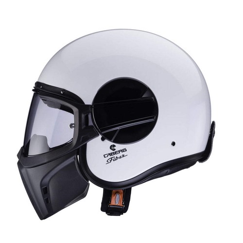Caberg Ghost Motorcycle Helmet White Open Face scooter - Picture 3 of 8