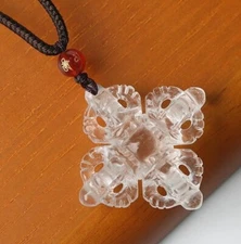 Carving ! Natural Clear Quartz Crystal Reiki Stone Healing