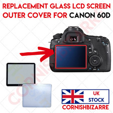 FOR CANON 60D GLASS SCREEN REPLACEMENT DISPLAY GLASS PROTECTIVE COVER - UK STOCK