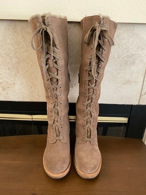 lace up boots ebay