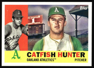 2017 Topps Archives Catfish Hunter    #60 Oakland Athletics
