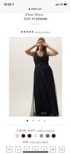 BHLDN Fleur Bridesmaid Dress Size 16 Navy - New With Tags SOLD OUT