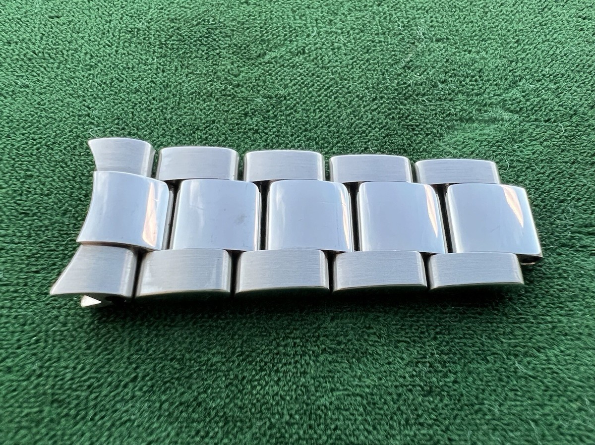 Genuine Rolex Date 72190 Oyster One Side Bracelet 19 MM SS No