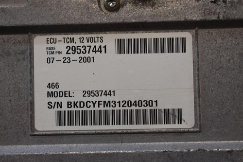2001-2005 Chevy Silverado 2500 Trans Control Module 8.1L 5 Speed AT 4x4 15768288 - Picture 4 of 4