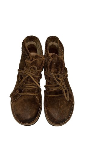 Born Distressed Leather Ankle Brown Boots(Size 6.5M) - Picture 3 of 13