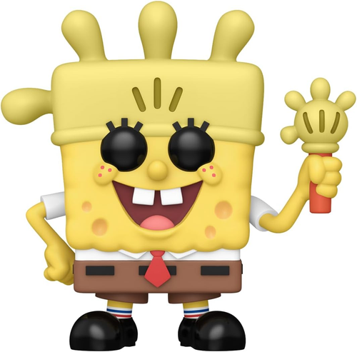 Funko Pop! Animación: Bob Esponja Pantalones Cuadrados 25º - Guante Mundo Bob Esponja Figura - Imagen 2 de 3