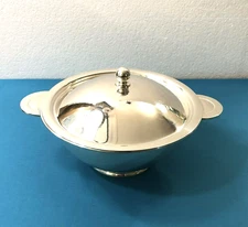 vegetable CHRISTOFLE ALFENIDE model ATLAS silver metal ART DECO 30 cm service