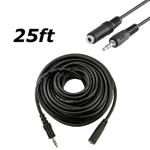 3.5mm Audio Aux Cable Male to Female Stereo Extension Headphone Stereo Cord MP3 - Picture 4 of 8