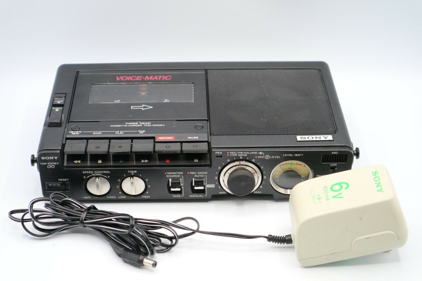 (稀少品) SONY カセットデンスケ TCM-5000EV ②