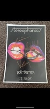 Stereophonics Pull The Pin Signed Poster and Band photo