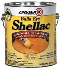 Zinsser 301 Bulls Eye Clear Shellac, Gallon - Quantity 2