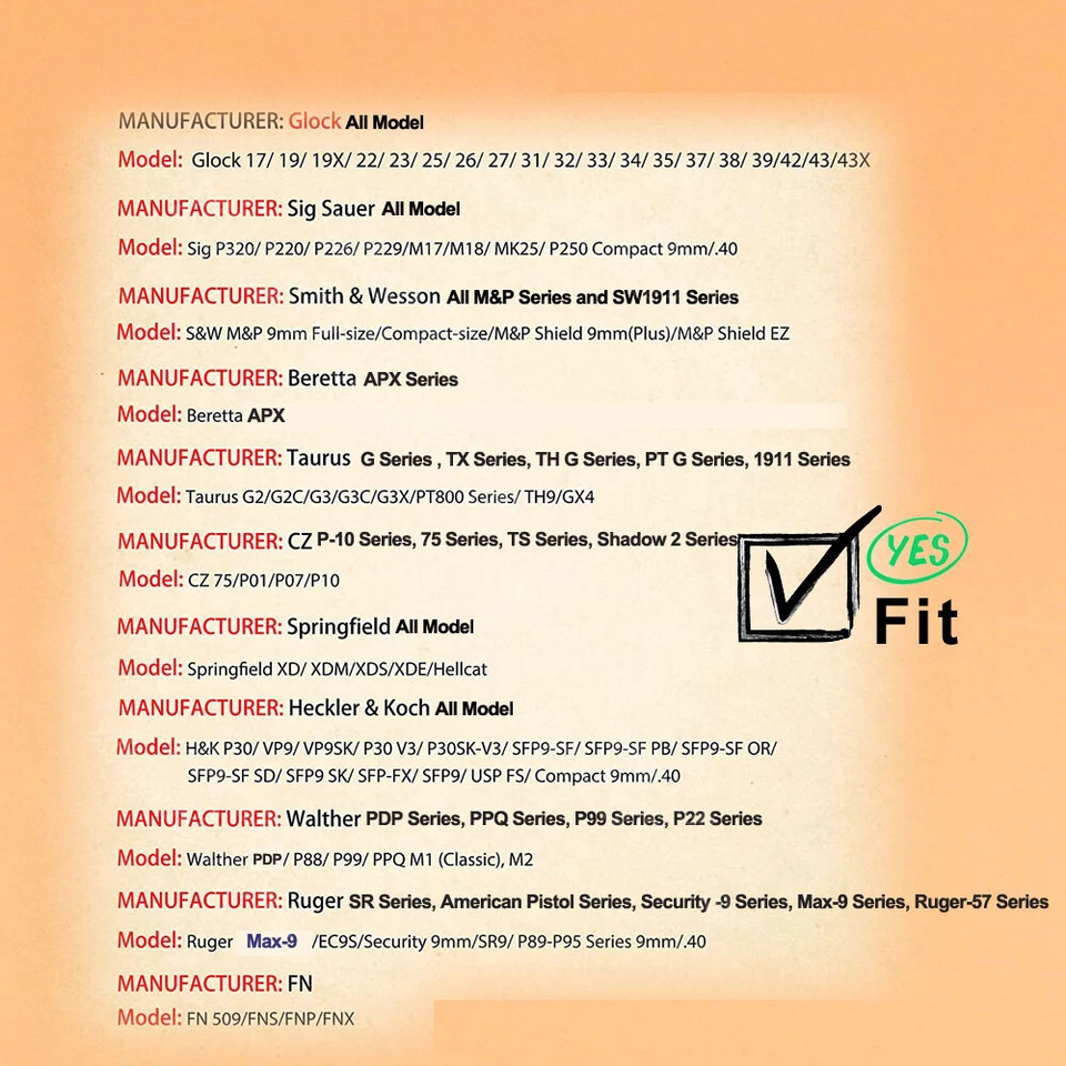 55 LBS Gun Magnet Mount Holster Magnetic Holder Concealed Pistol IN Car Bed Desk - Image 2 of 4