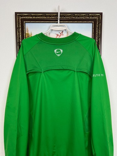 Sudadera de fútbol vintage Nike Celtic FC fútbol tren pista top rara talla 2XL - Imagen 16 de 17
