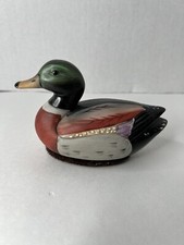 Vintage Jasco Mallard Duck Mallard Duck Lint Remover Decoy Figurine