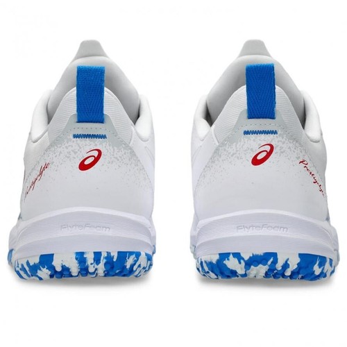 Asics Prestigelyte 5 OC Blanco Eléctrico Azul 1043A021-101 Para hombres Talla oki3 - Imagen 6 de 9