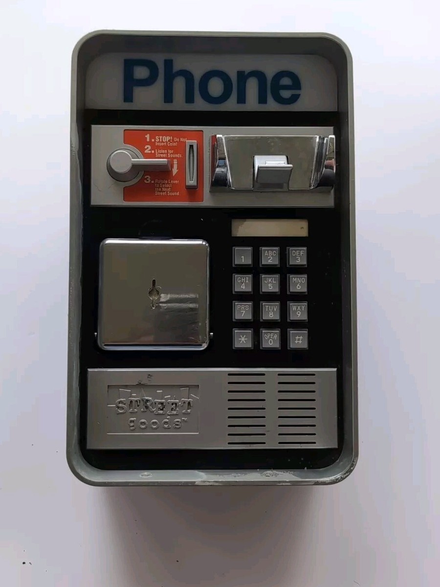 Vintage 1990s Street Goods Retro Faux Pay Phone Telephone Vintage 1990s Street Goods Retro Faux Pay Phone Telephone