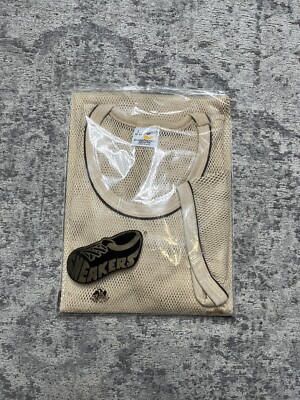 Vtg 70s 80s Cotton Beach Summer Mesh Pull Over Shirt Top Tan Brown Sneakers NOS
