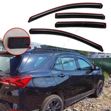 For 2018-2021 Chevy Equinox In-Channel Window Visor Vent Shade Wind Deflector