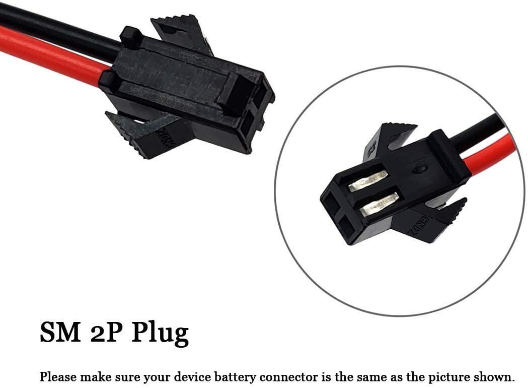 Batterie Rechargeable 4.8V 1500mAh - Nimh Avec Connecteur SM 2p - Pour Voiture Télécommandée - Charge USB