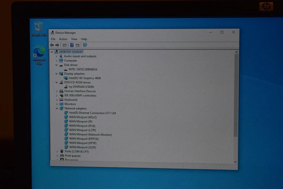 HP EliteDesk 800 G1 Intel Core i5-4570 Quad 8GB RAM 80GB SSD Windows 10 DVD-RW - Image 4 of 4