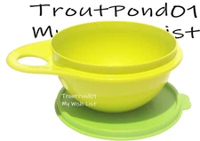 TUPPERWARE Thatsa Bowl Extra Mini Small 2.5 Cups Margarita Green + Lid Seal